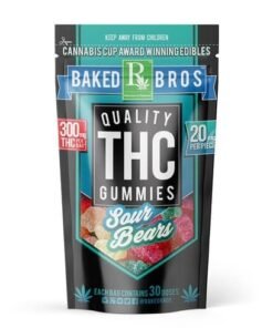 Sour Gummi Bears 300mg THC